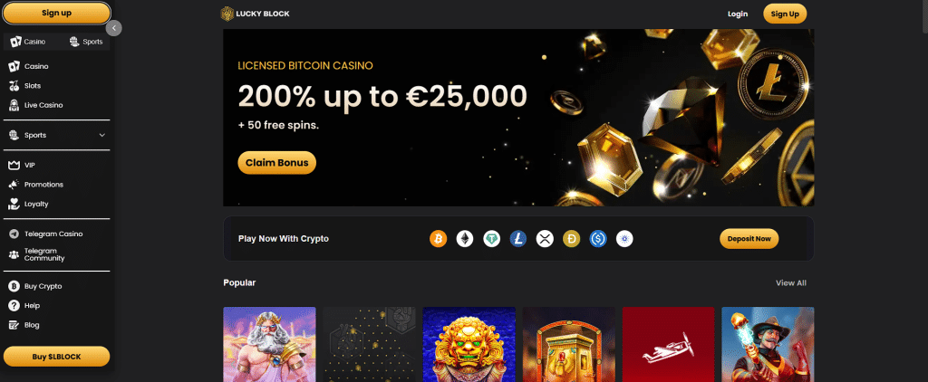 Lucky Block - California casino apps